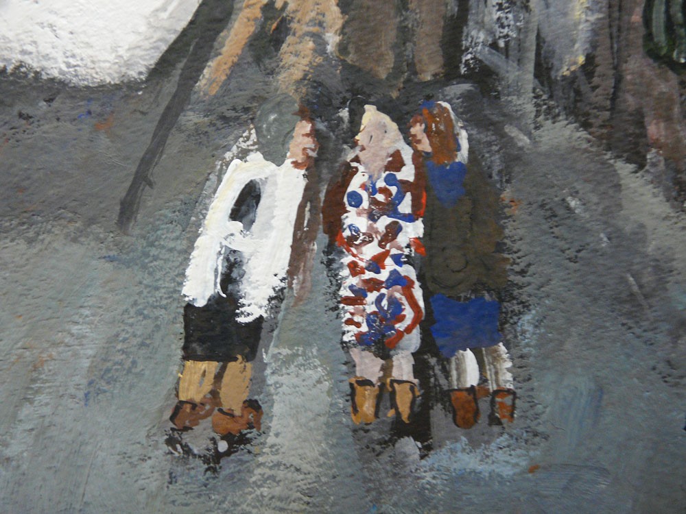 Chancing the Weather by Malcolm Teasdale Chancing the Weather by Malcolm Teasdale, Northern | Figurative | Industrial | Landscape | Nostalgic