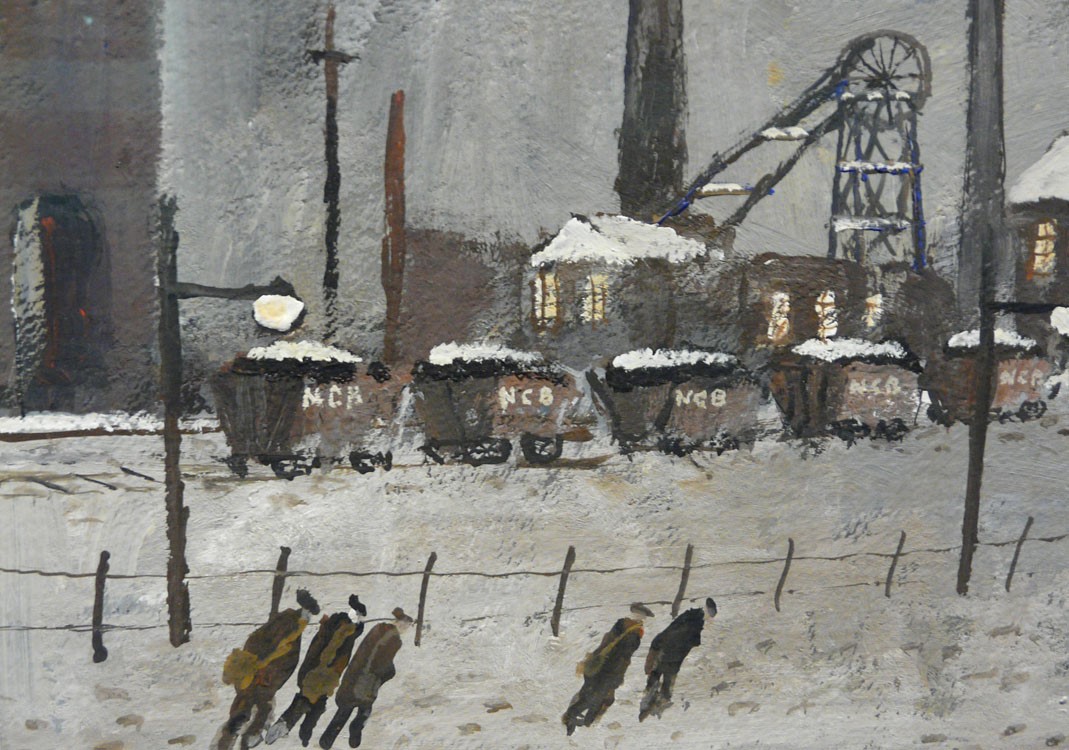 Coal Wagons by Malcolm Teasdale Coal Wagons by Malcolm Teasdale, Snow | Northern | Mining | Industrial
