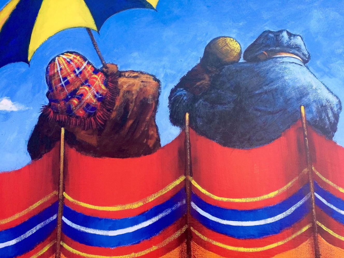 Life's a Beach by Alexander Millar, Family | Gadgie | Sea