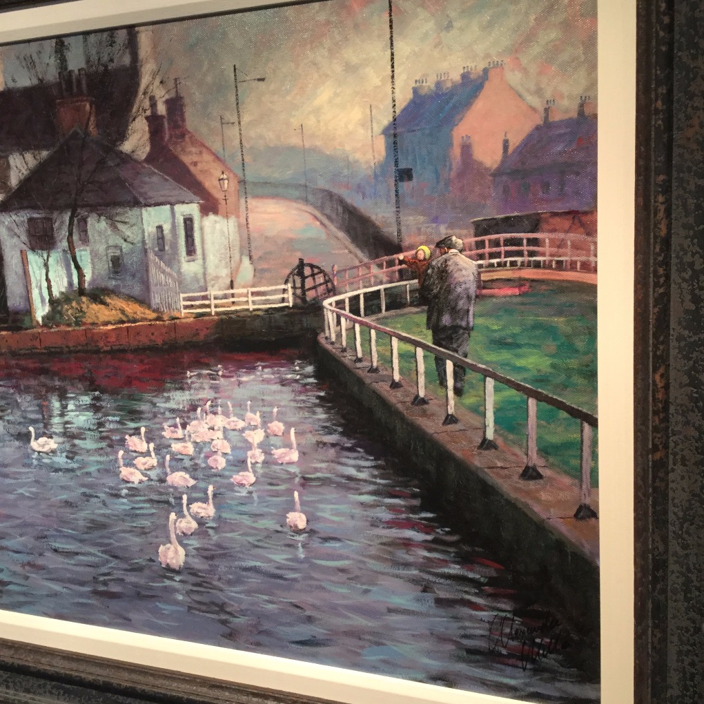 Feed the Birds by Alexander Millar, Water | Bird | Landscape | Nostalgic