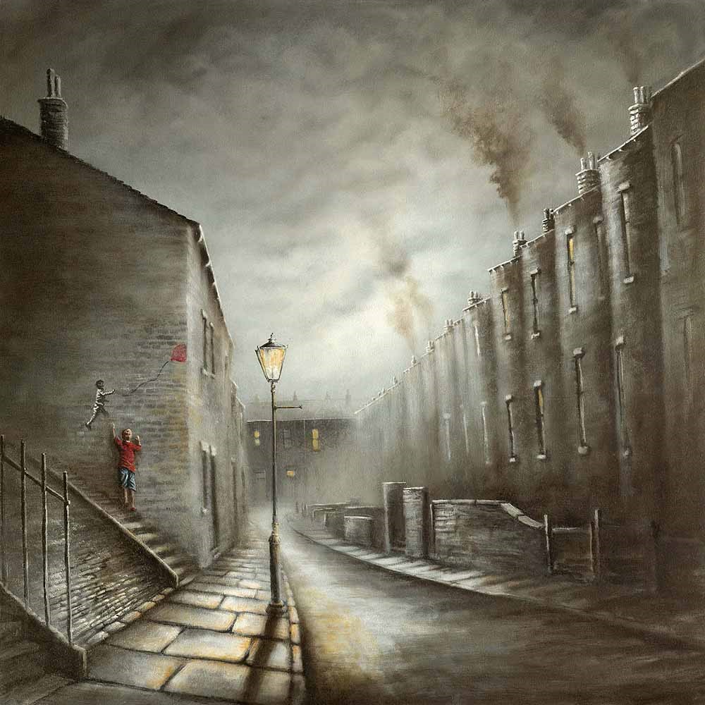 Doing a Banksy by Bob Barker, Children | Nostalgic | Northern