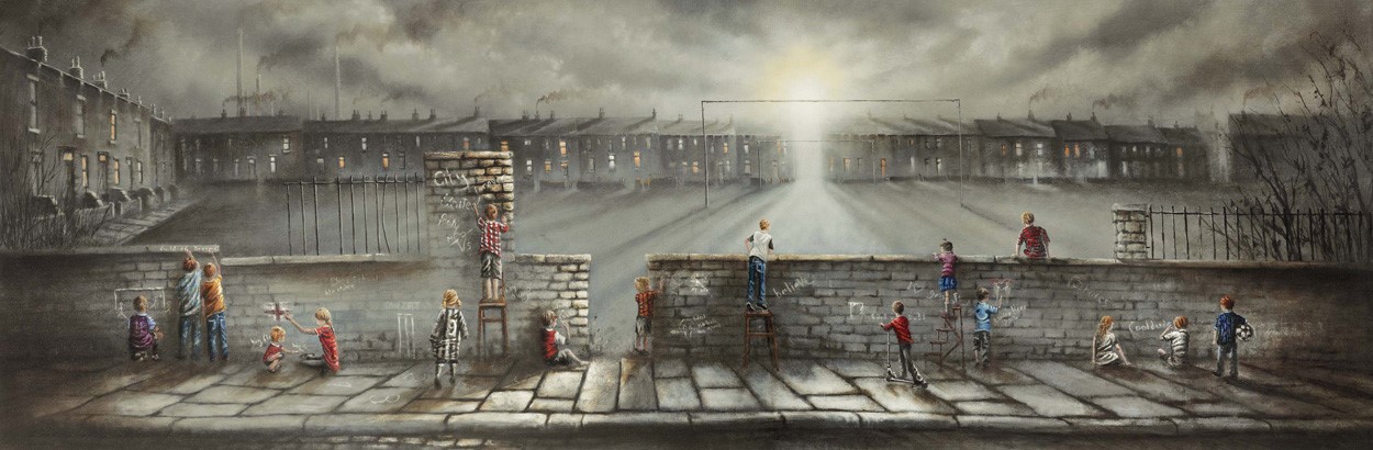 Field of Dreams by Bob Barker, Children | Nostalgic | Northern | Football