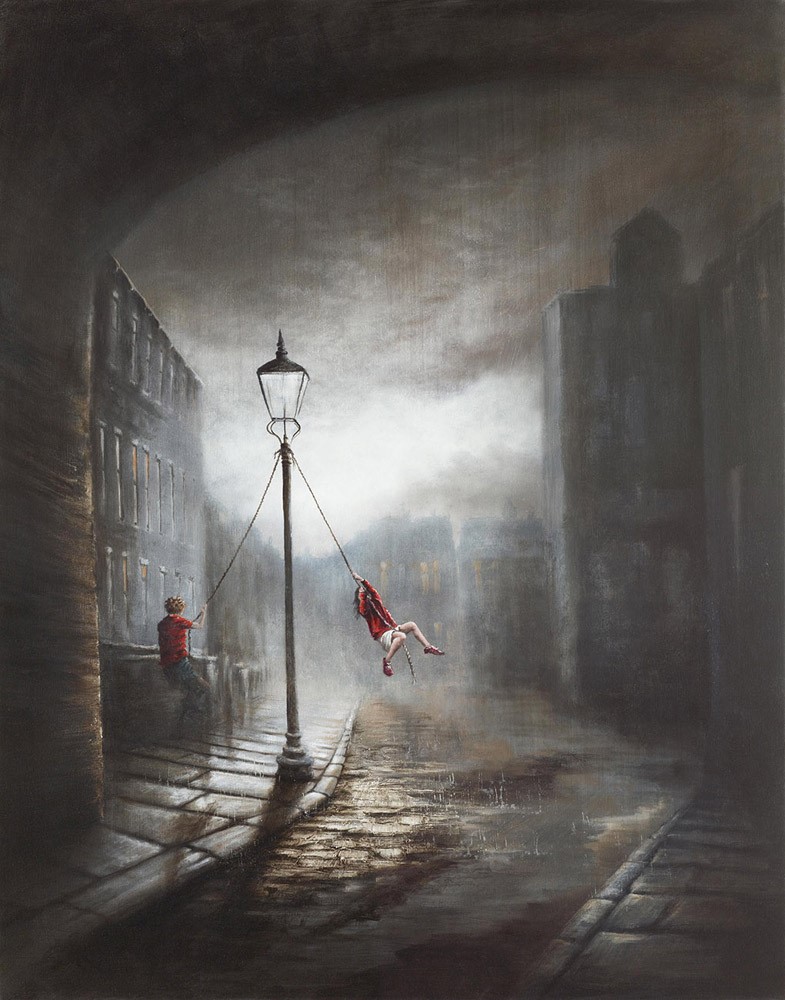 Swinging in the Rain by Bob Barker, Children | Northern | Rare | Nostalgic