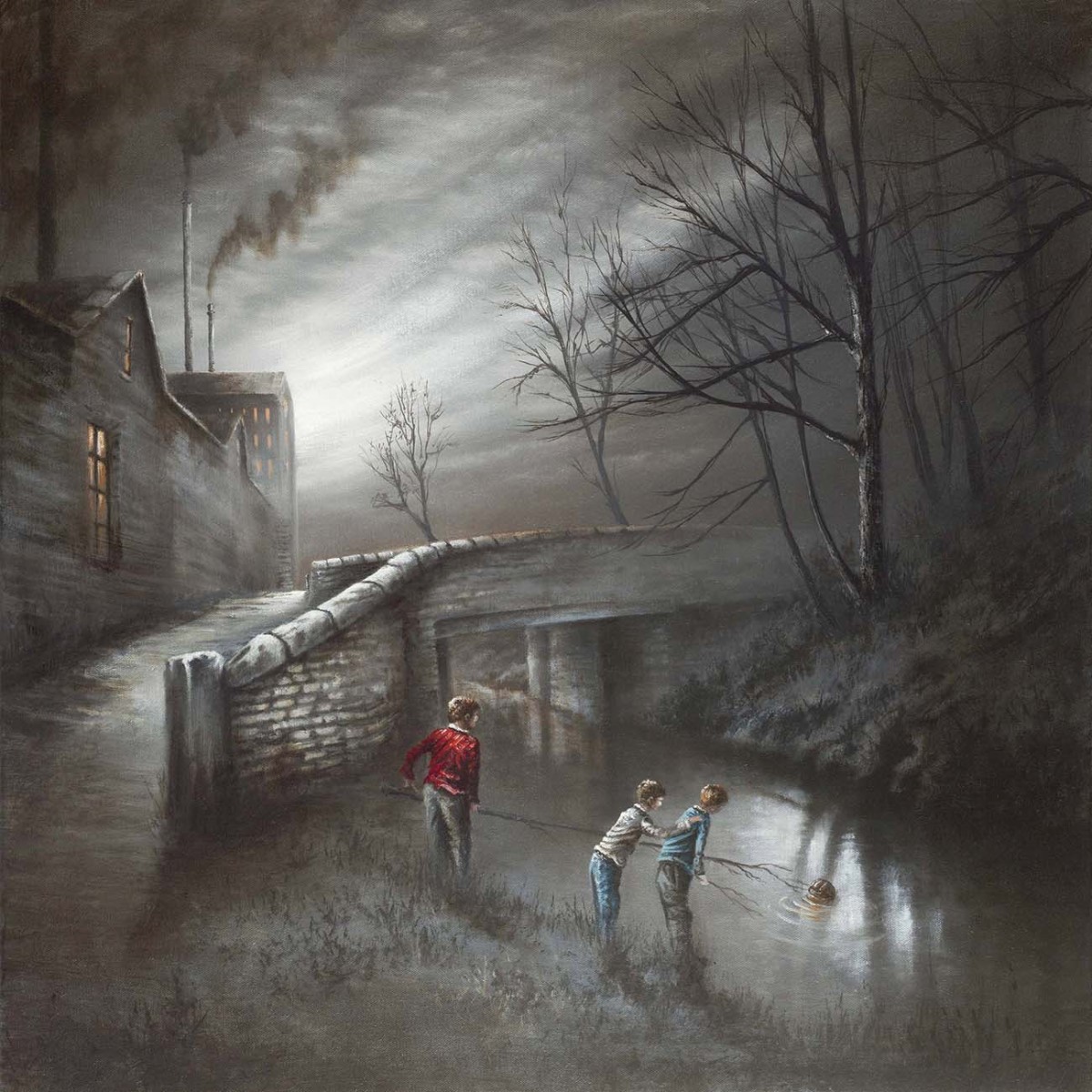 Teamwork by Bob Barker, Children | Football | Northern | Nostalgic | Water | Rare