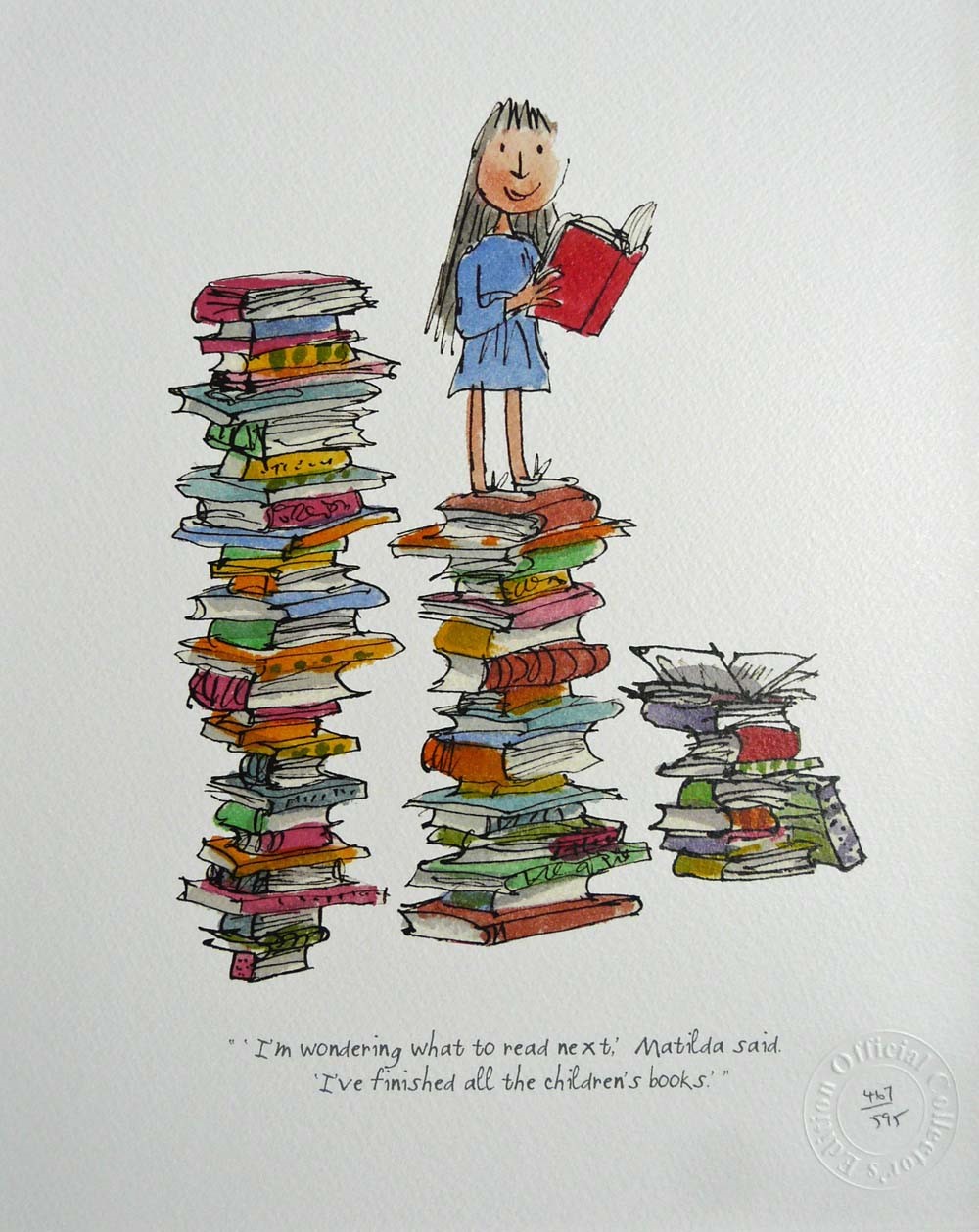 I'm wondering what to read next by Sir Quentin Blake