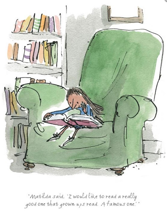 I would like to read a really good one by Sir Quentin Blake