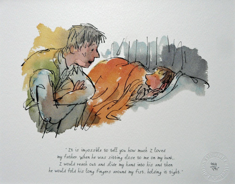 How much I loved my father by Sir Quentin Blake