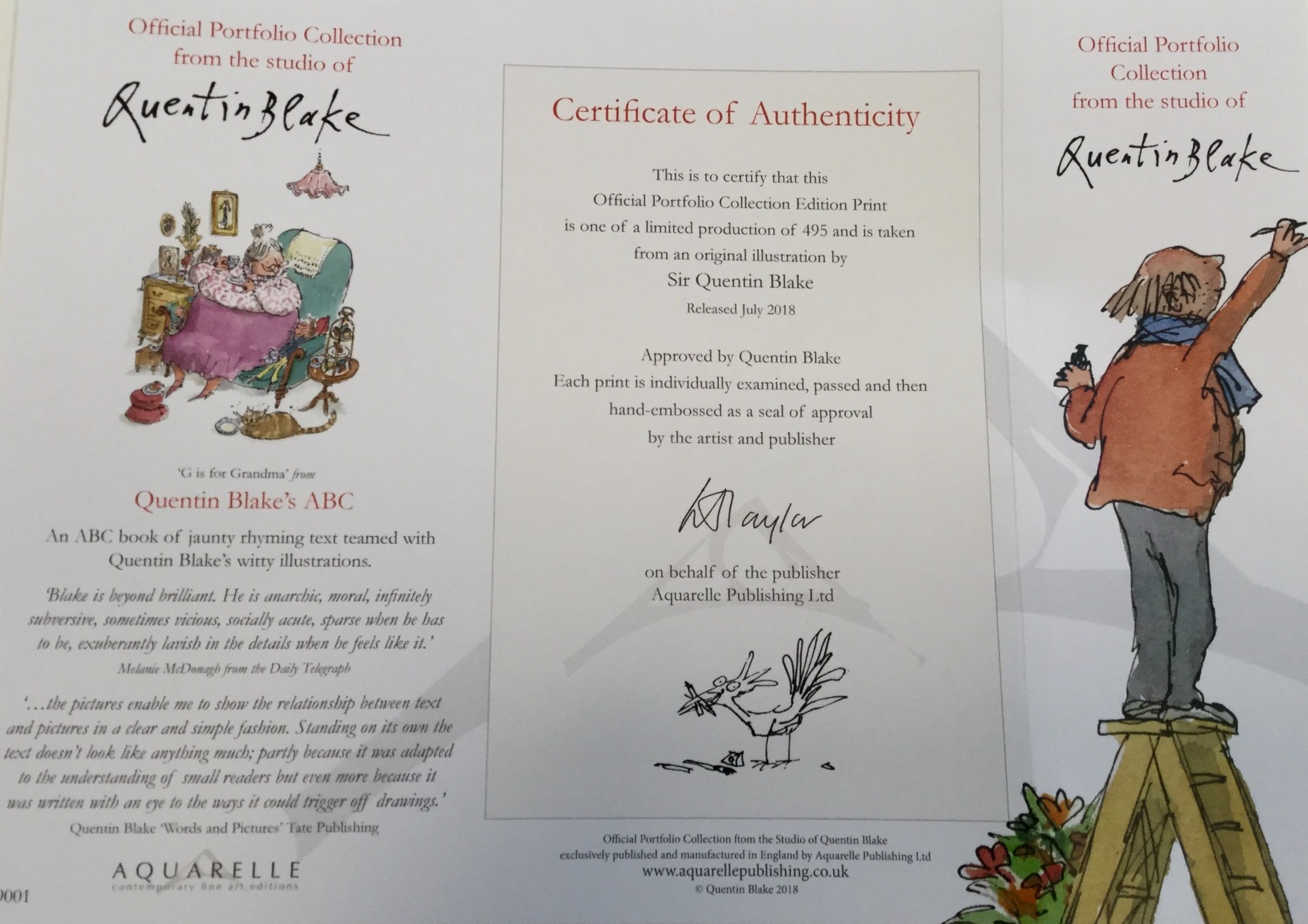 G is for Grandma by Quentin Blake G is for Grandma by Quentin Blake, Children