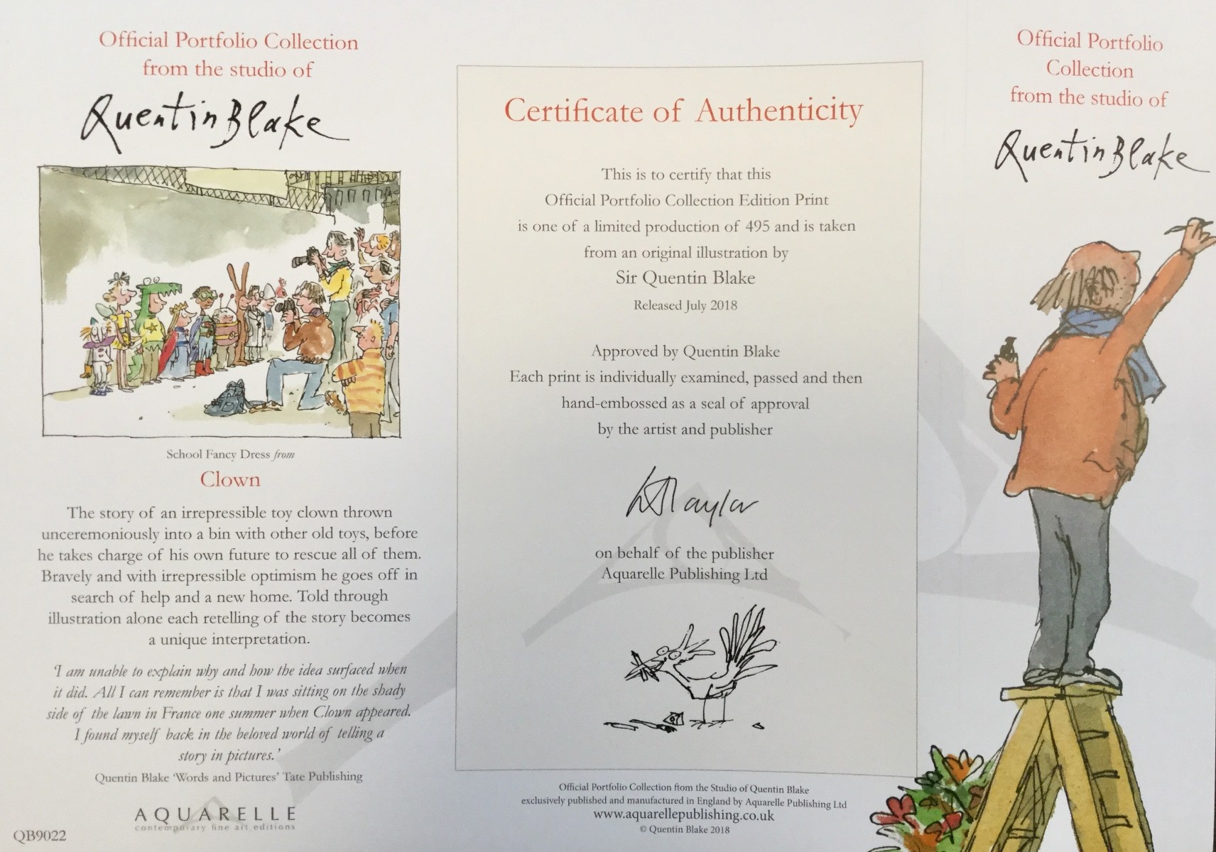 School Fancy Dress by Quentin Blake, Children | Illustrative