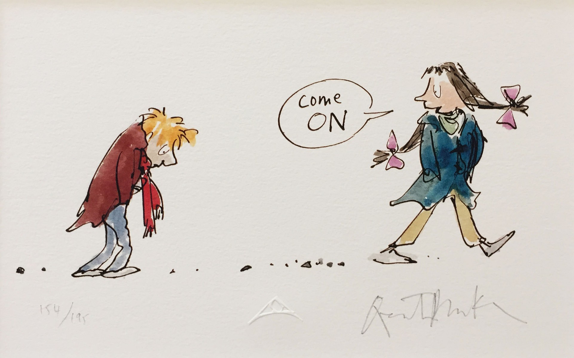 (Signed) - Simpkin Slow by Quentin Blake, Children | Illustrative | Family