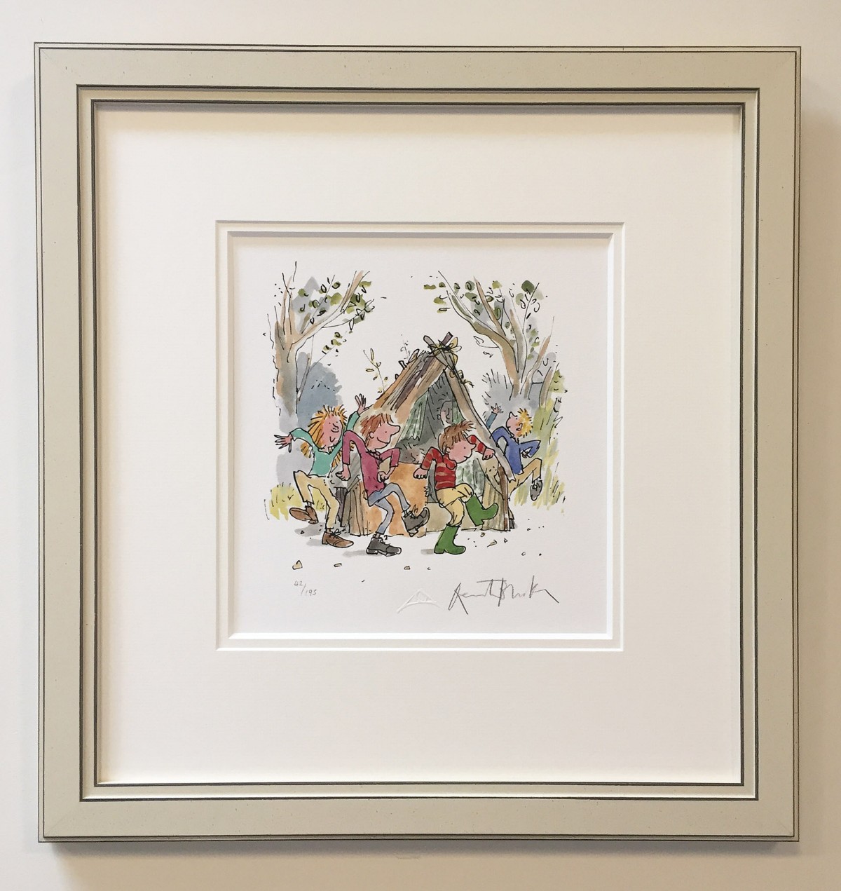 (Signed) - Round and Round the Den by Quentin Blake, Children | Illustrative | Family