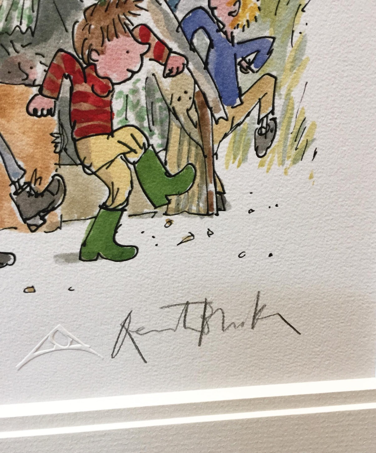 (Signed) - Round and Round the Den by Quentin Blake (Signed) - Round and Round the Den by Quentin Blake, Children | Illustrative | Family