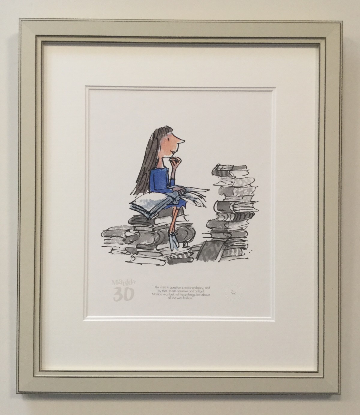 Matilda 30th - The Child in Question is Extra-ordinary by Sir Quentin Blake