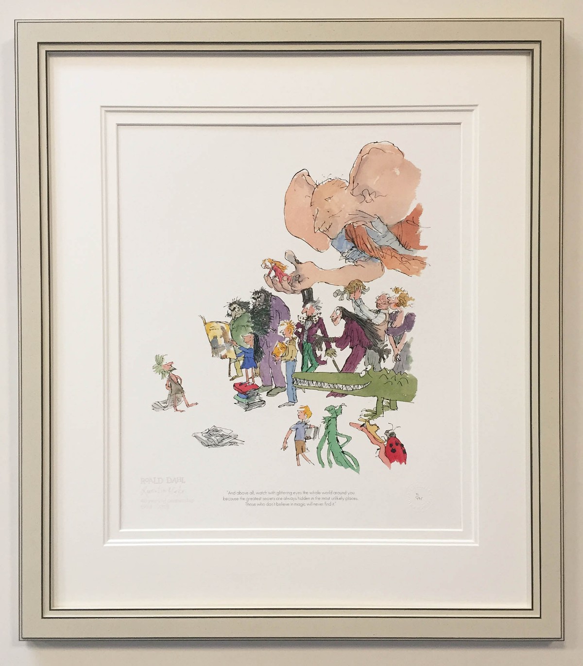 40th Anniversary Roald Dahl and Quentin Blake by Quentin Blake