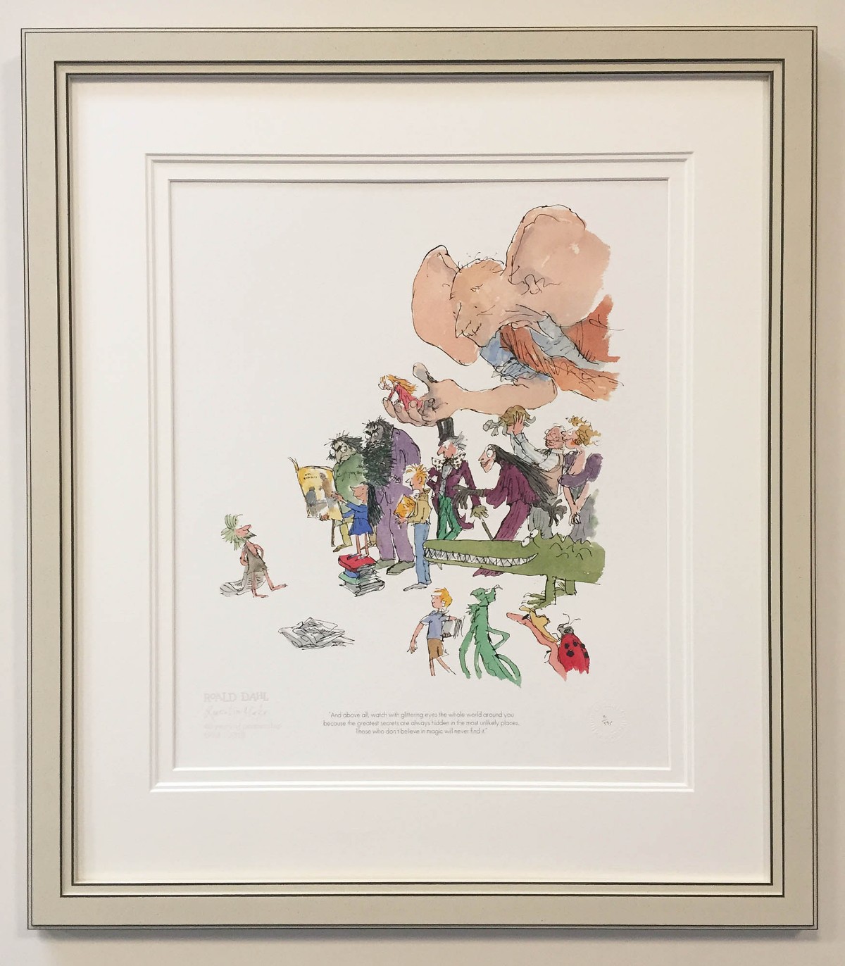 40th Anniversary Roald Dahl and Quentin Blake by Sir Quentin Blake