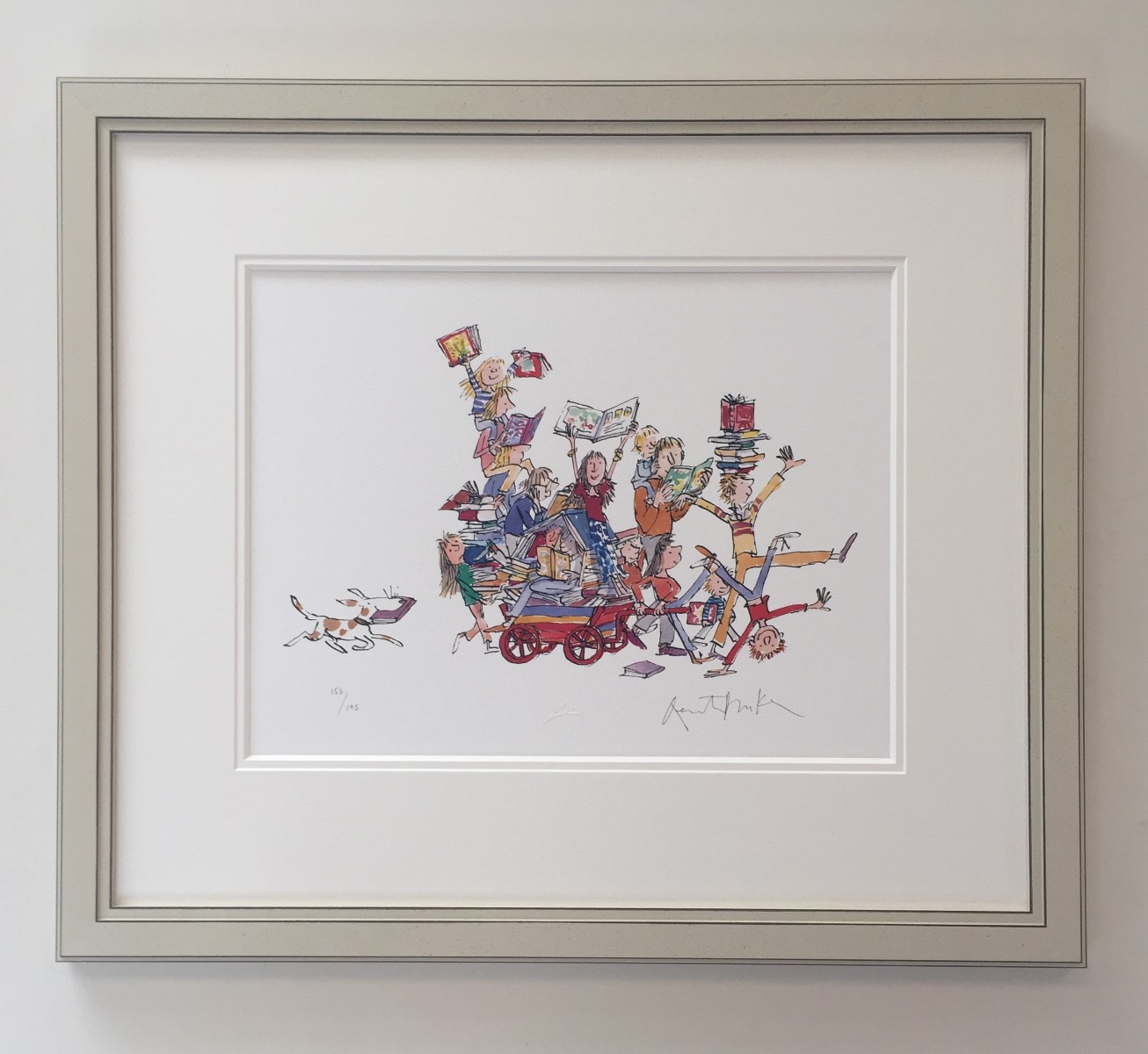 (Signed) The Book Cart by Sir Quentin Blake