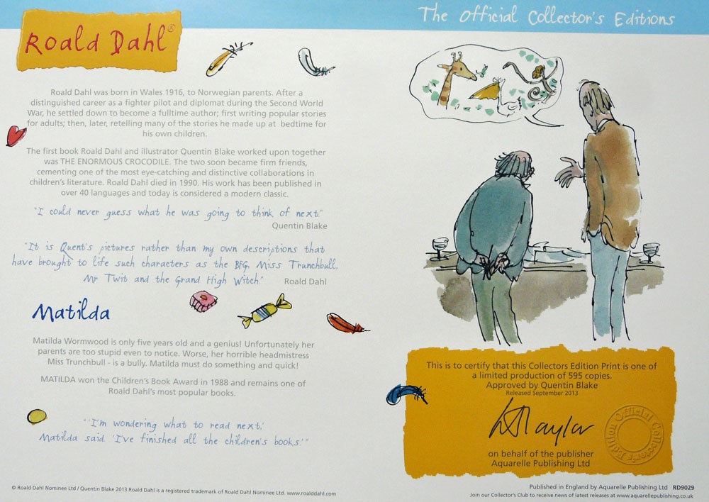 I'm wondering what to read next by Quentin Blake, Children | Illustrative | Nostalgic