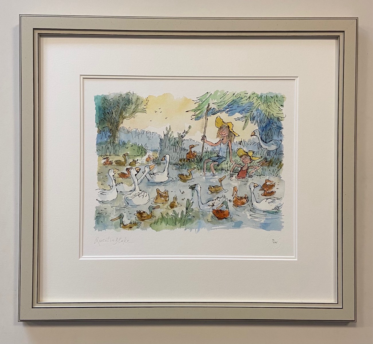 The Goose Girl and her Brother by Sir Quentin Blake