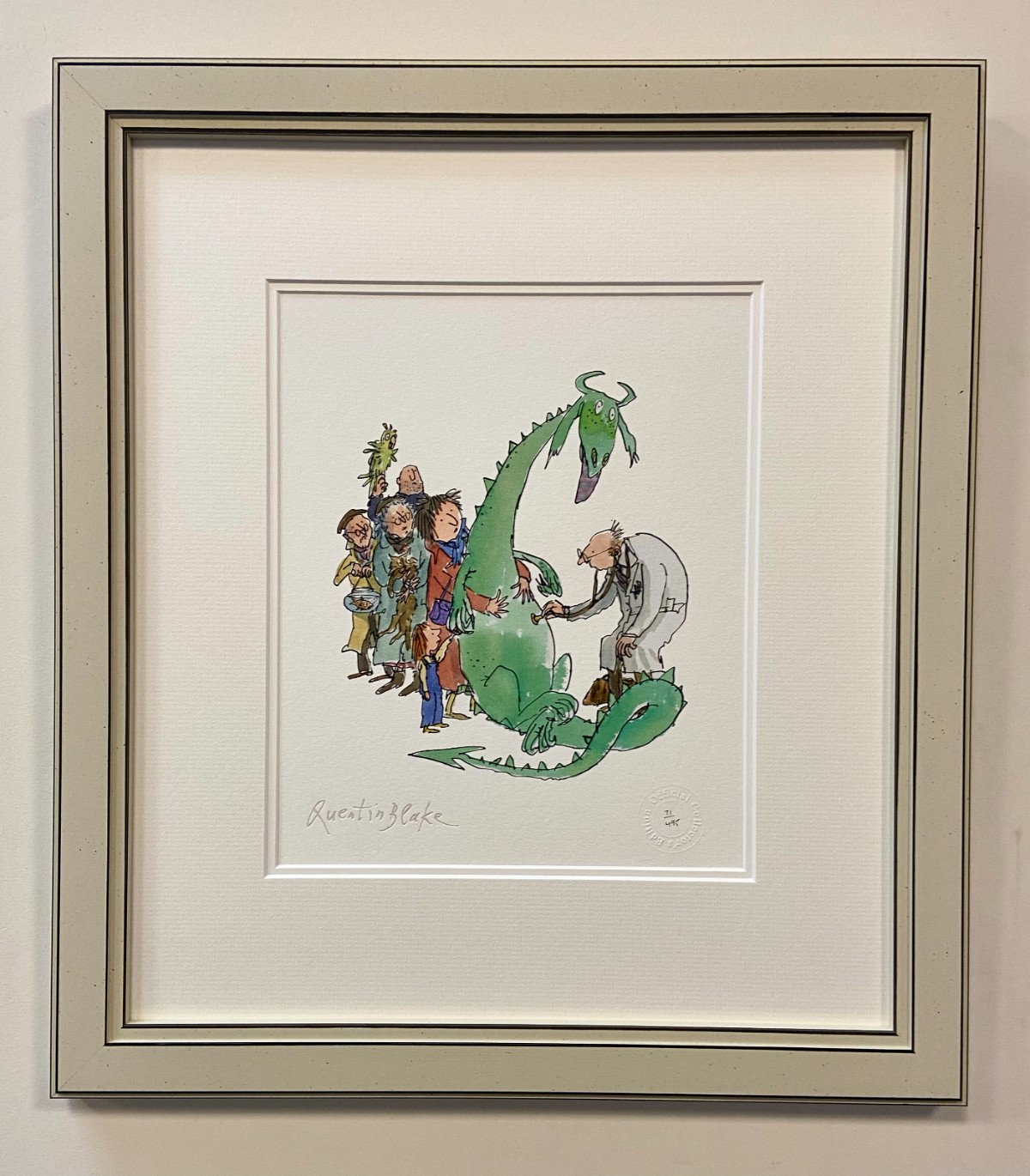 V is for Vet by Sir Quentin Blake