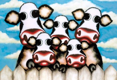 Happy Fa-moo-ly by Caroline Shotton, Cards