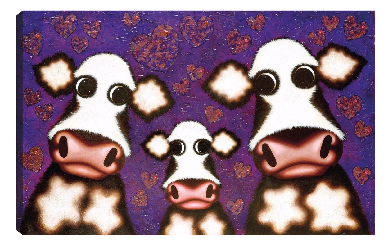 Trinity by Caroline Shotton, Cow | Humour