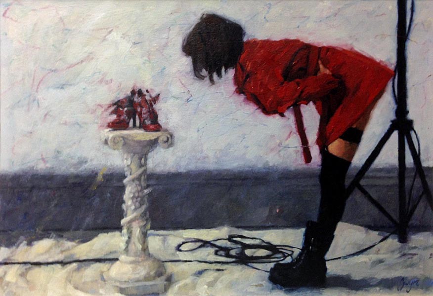 The Red Shoes by Gwyn Jones, Figurative