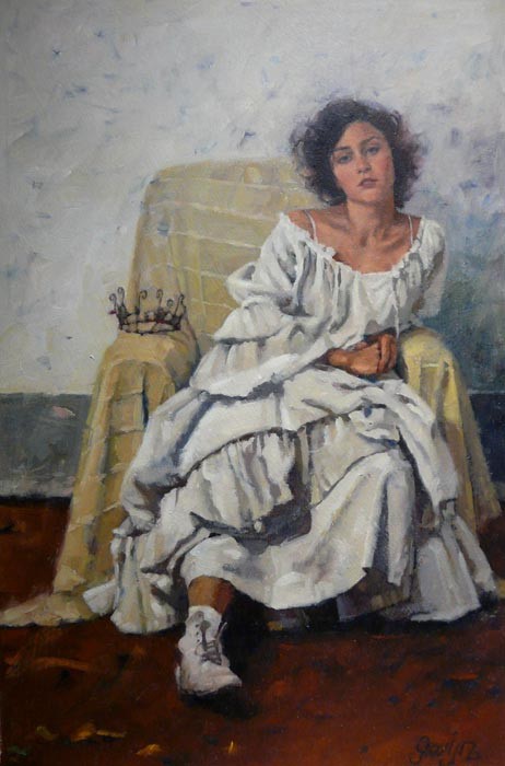 Lucy Enthroned by Gwyn Jones, Figurative