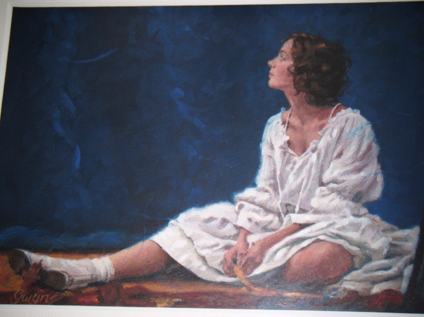 Lucy in the Candlelit Room by Gwyn Jones, Customer Sale | Figurative