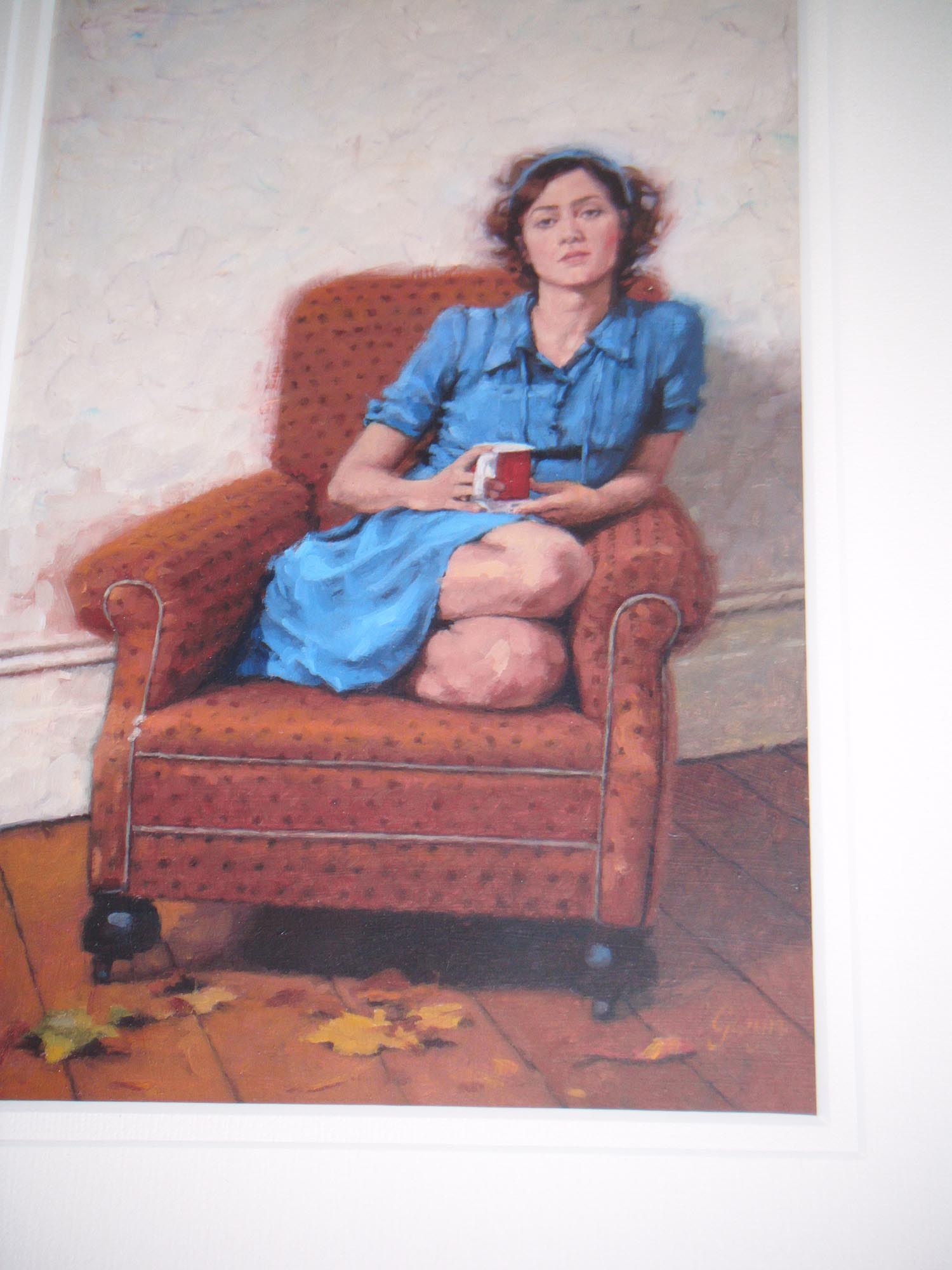 Lucy in Thought by Gwyn Jones, Figurative | Customer Sale