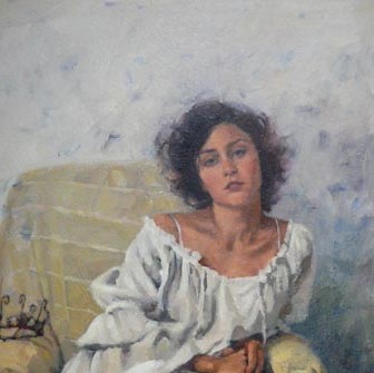 Lucy Enthroned by Gwyn Jones, Figurative