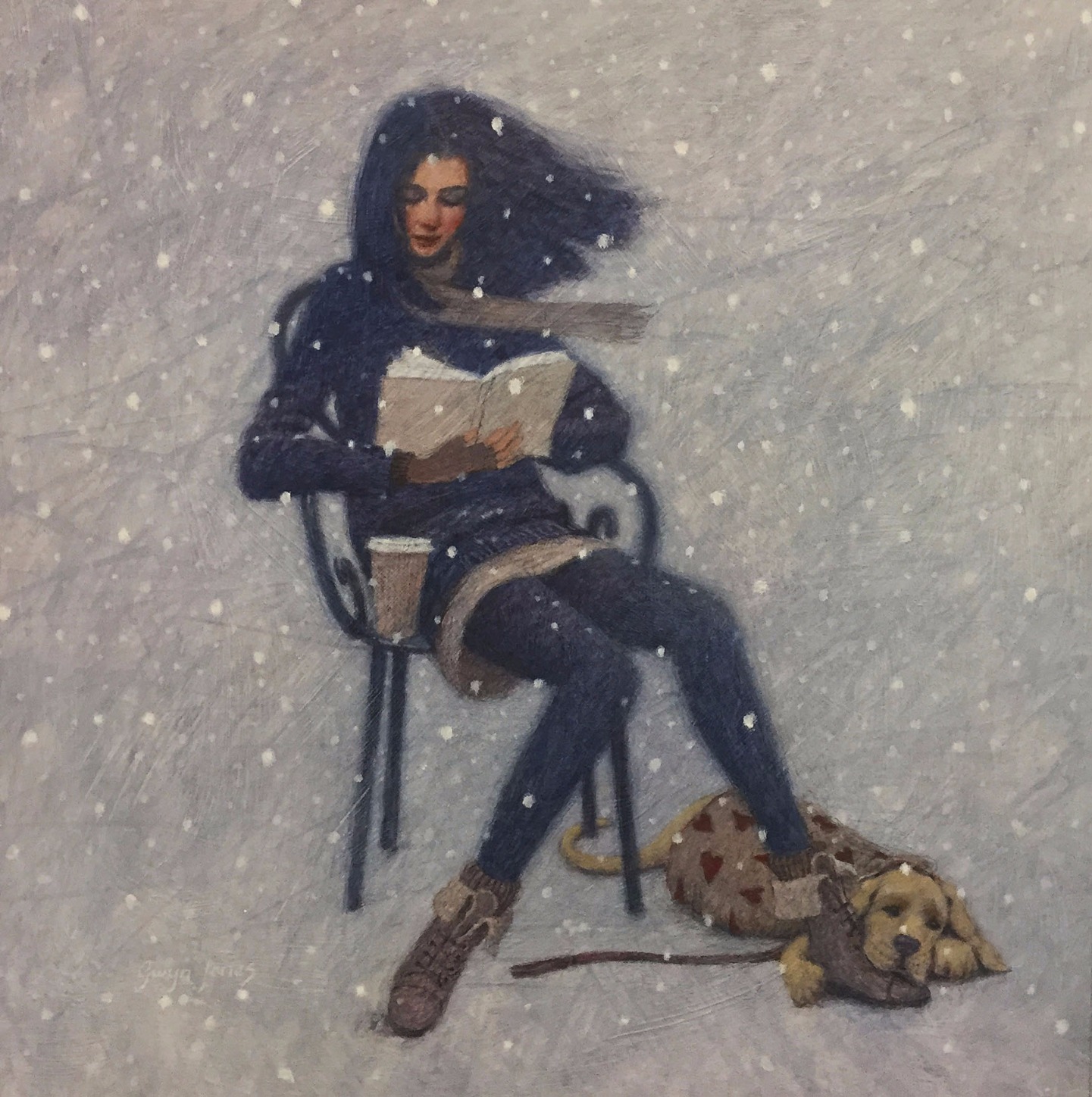 Doctor Zhivago by Gwyn Jones Doctor Zhivago by Gwyn Jones, Film | Figurative | Naive | Dog