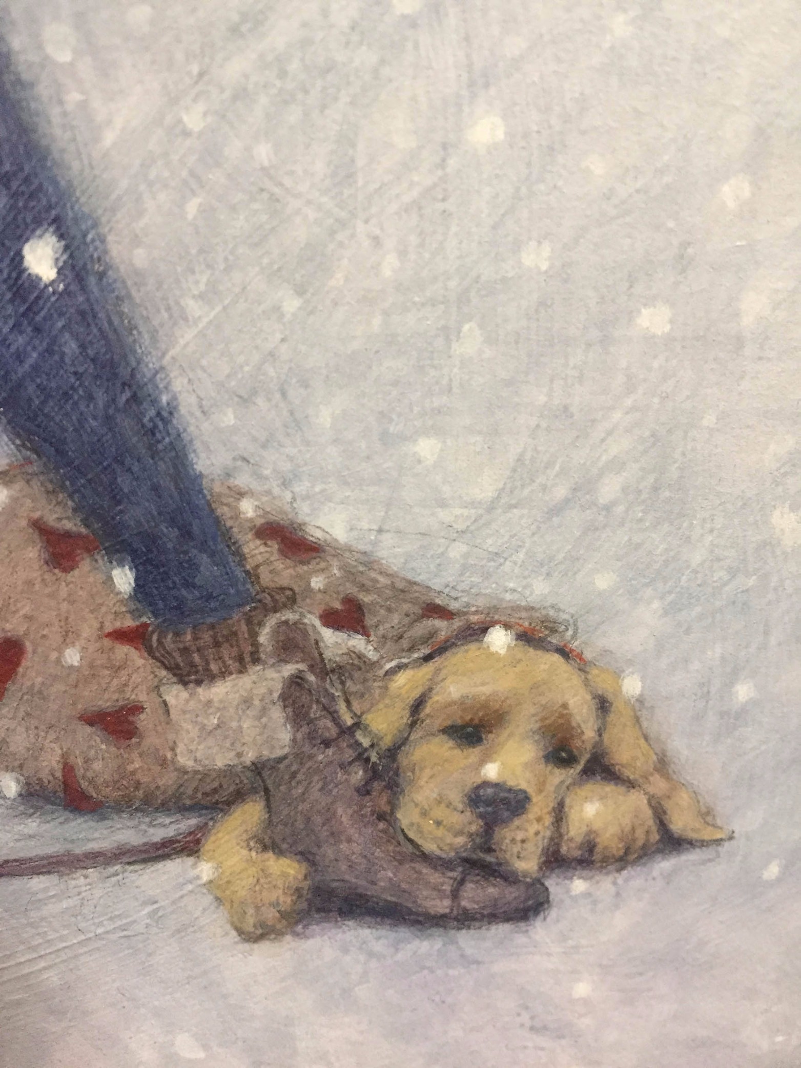 Doctor Zhivago by Gwyn Jones, Film | Figurative | Naive | Dog