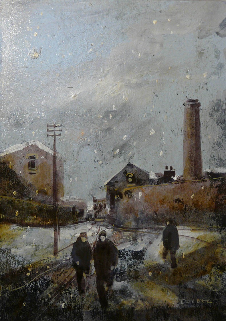 Change of Shift by David Bez, Northern | Nostalgic | Industrial | Snow