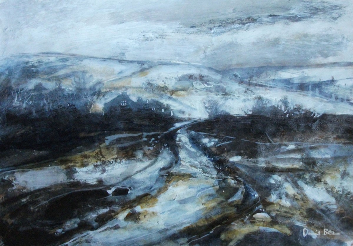 In snow by David Bez, Snow | Northern | Nostalgic | Landscape | Abstract