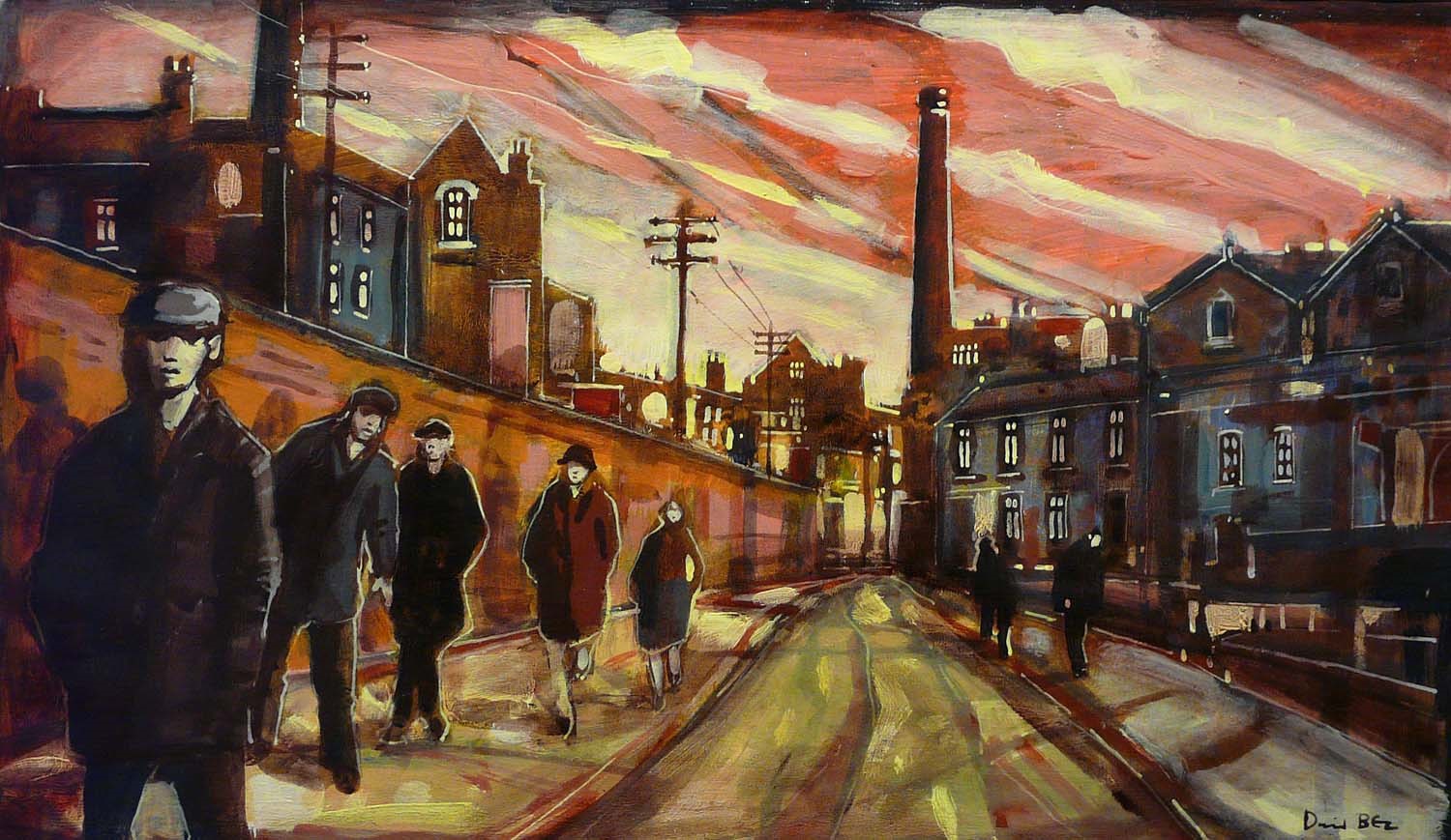 Streets of Gold by David Bez, Northern | Landscape