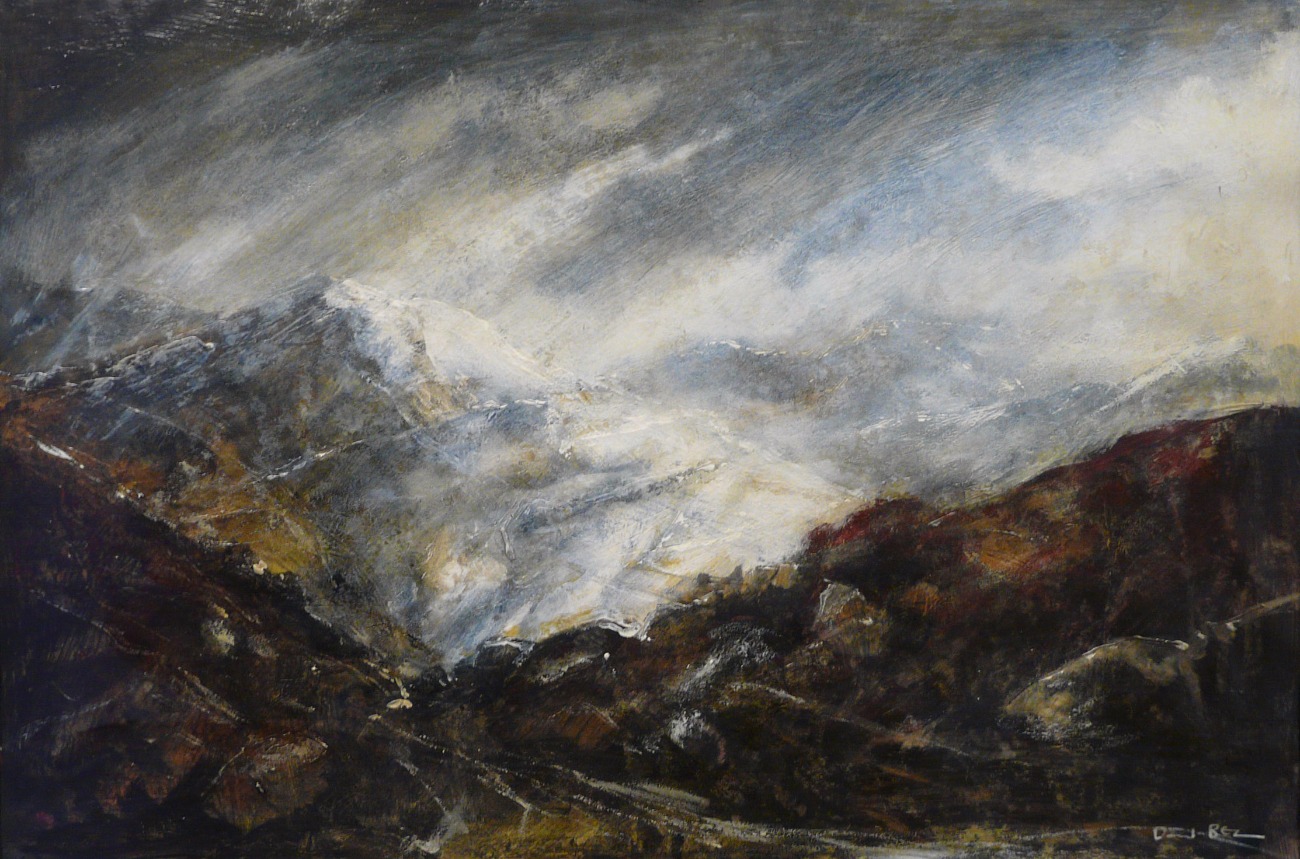 To the Summit by David Bez, Landscape | Snow