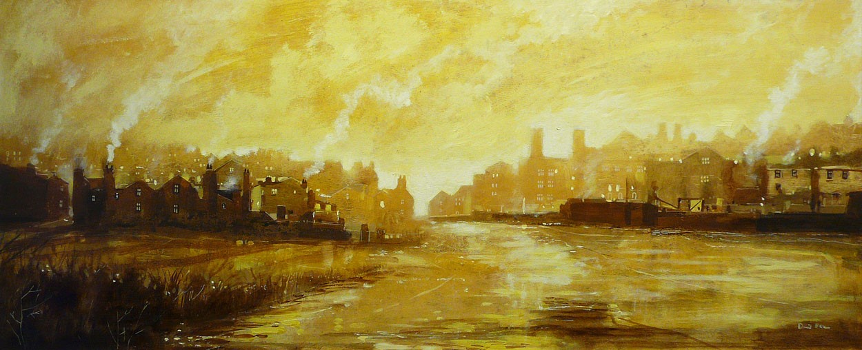 Waterway by David Bez, Landscape | Industrial | Northern | Nostalgic | Water