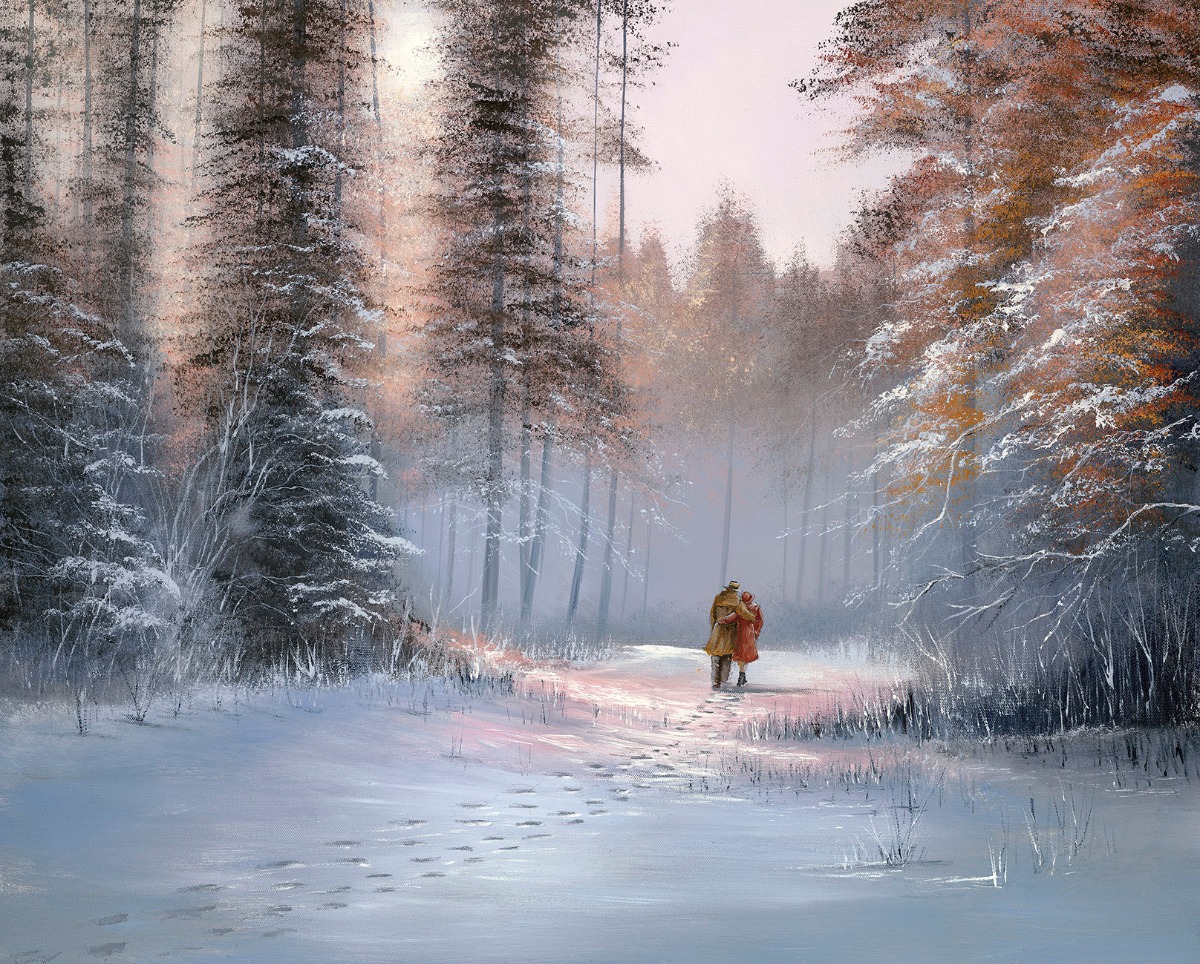 Lovers Stroll by Jeff Rowland, Romance | Couple