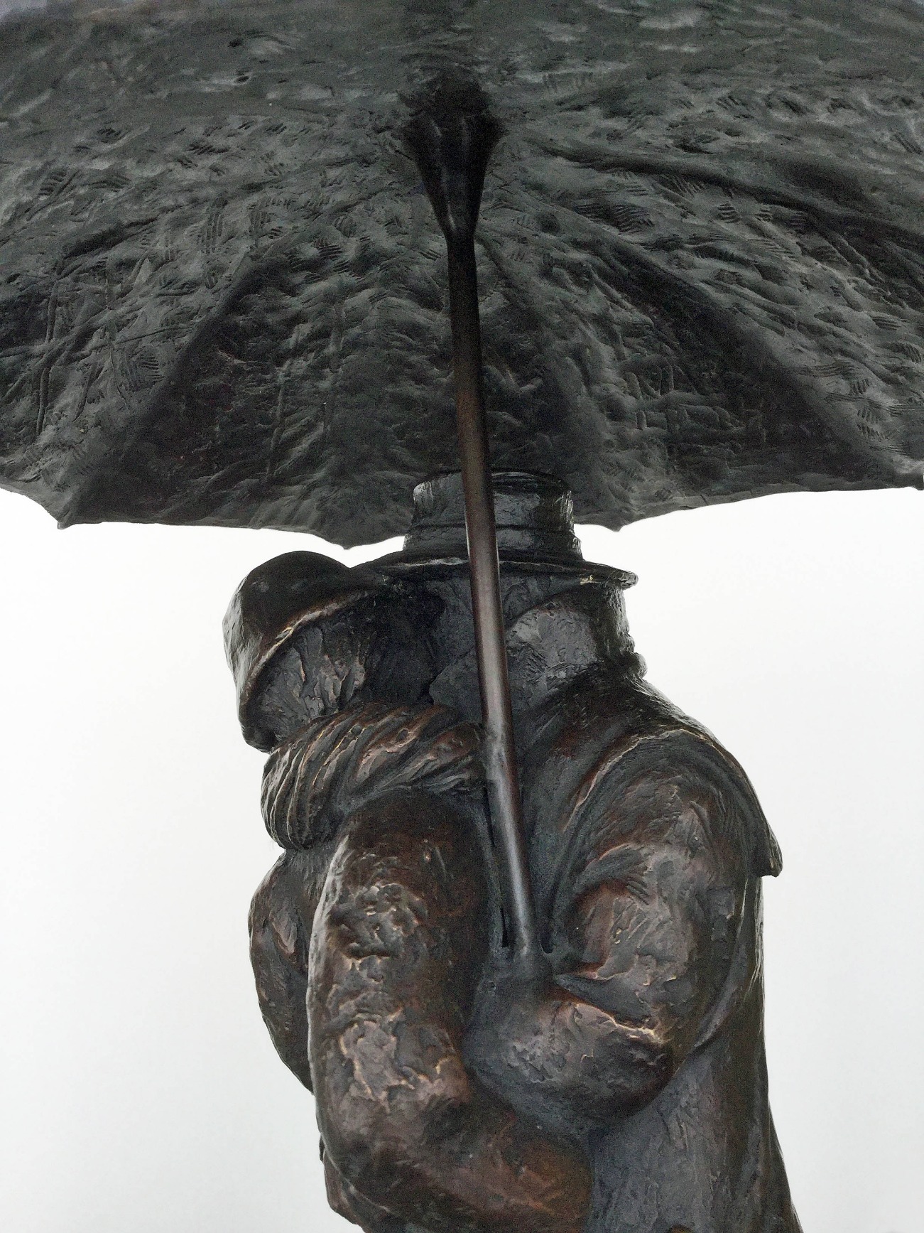 Through Rain and Shine by Jeff Rowland, Couple | Love | Romance | Figurative | Sculpture