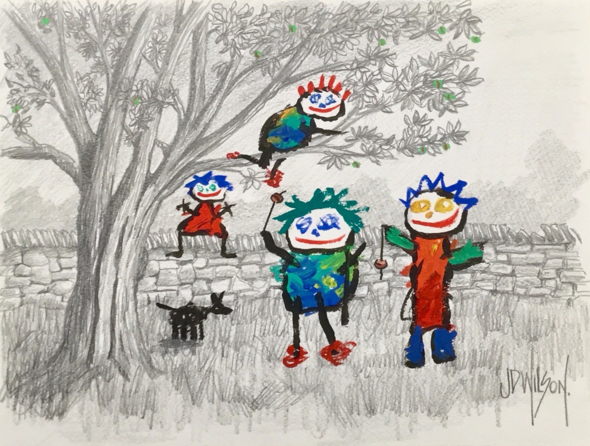 The Conker Match by John D Wilson, Children | Nostalgic | Naive