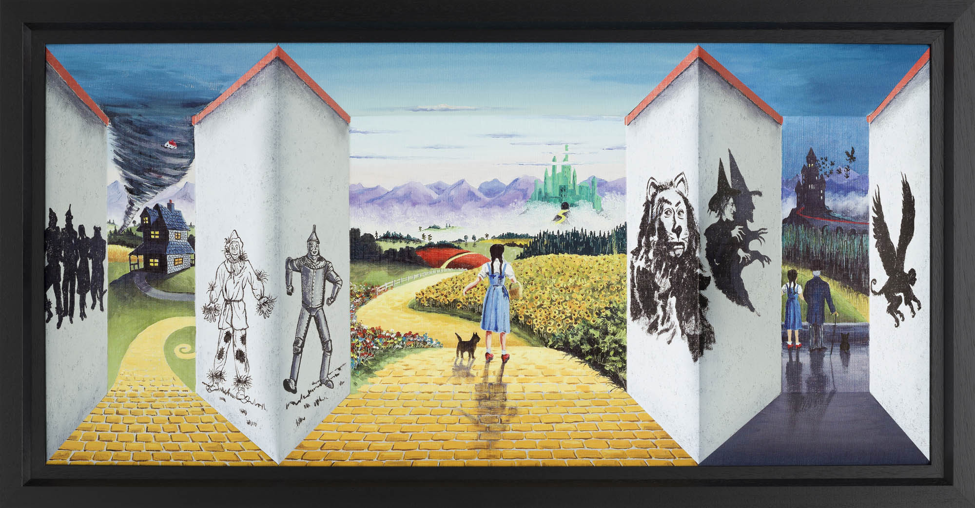 The Land of Oz by John D Wilson, Wizard | Film | Children | Graffiti | 3D