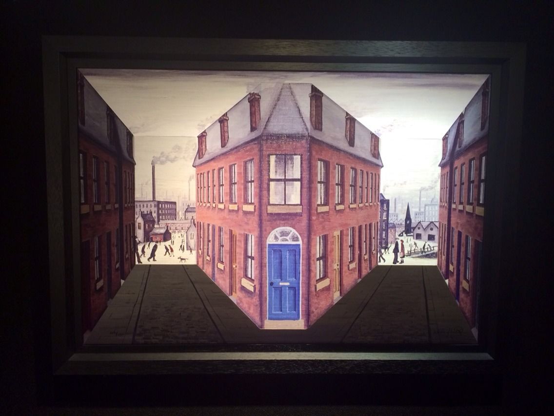 Street Scene by John D Wilson, Northern | Lowry | Industrial | 3D | Rare