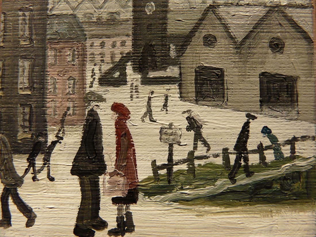 Street Scene Original by John D Wilson, Northern | Nostalgic | Lowry | Industrial | Landscape | 3D