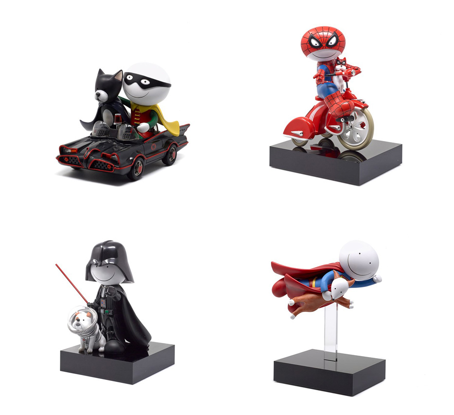 Masters of Disguise Sculpture Collection Set of Four by Doug Hyde Masters of Disguise Sculpture Collection Set of Four by Doug Hyde