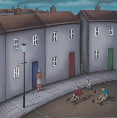 Downhill Racers by Paul Horton Downhill Racers by Paul Horton, Children | Transport | Nostalgic