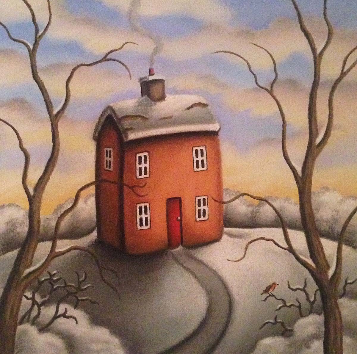 The First Snowfall by Paul Horton, Snow | Family | Bird | Nostalgic