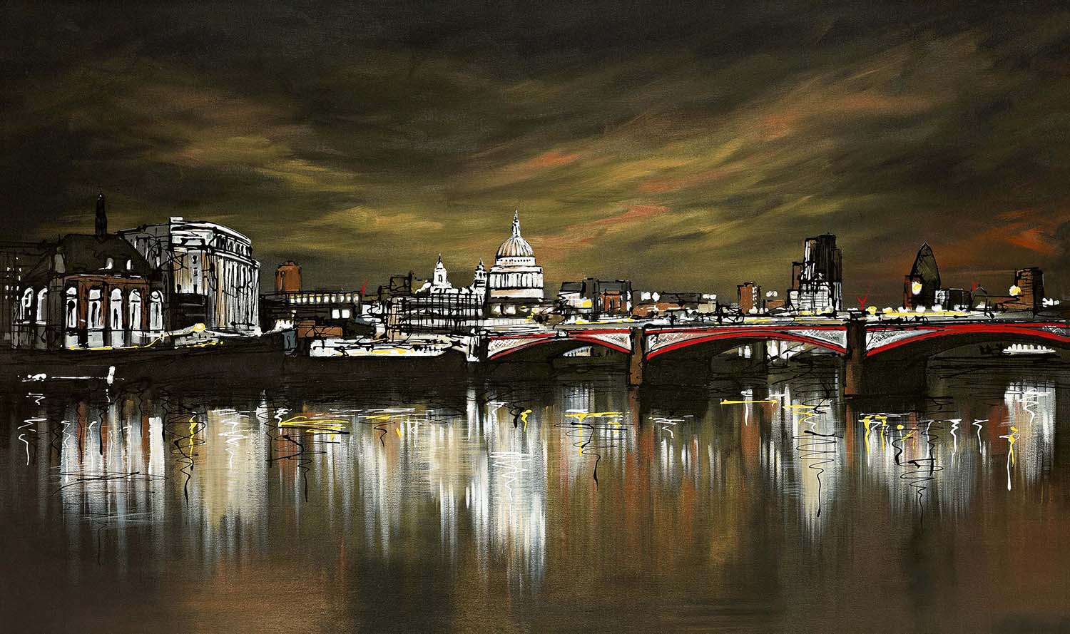 London Lit Up by Paul Kenton, Landscape | London