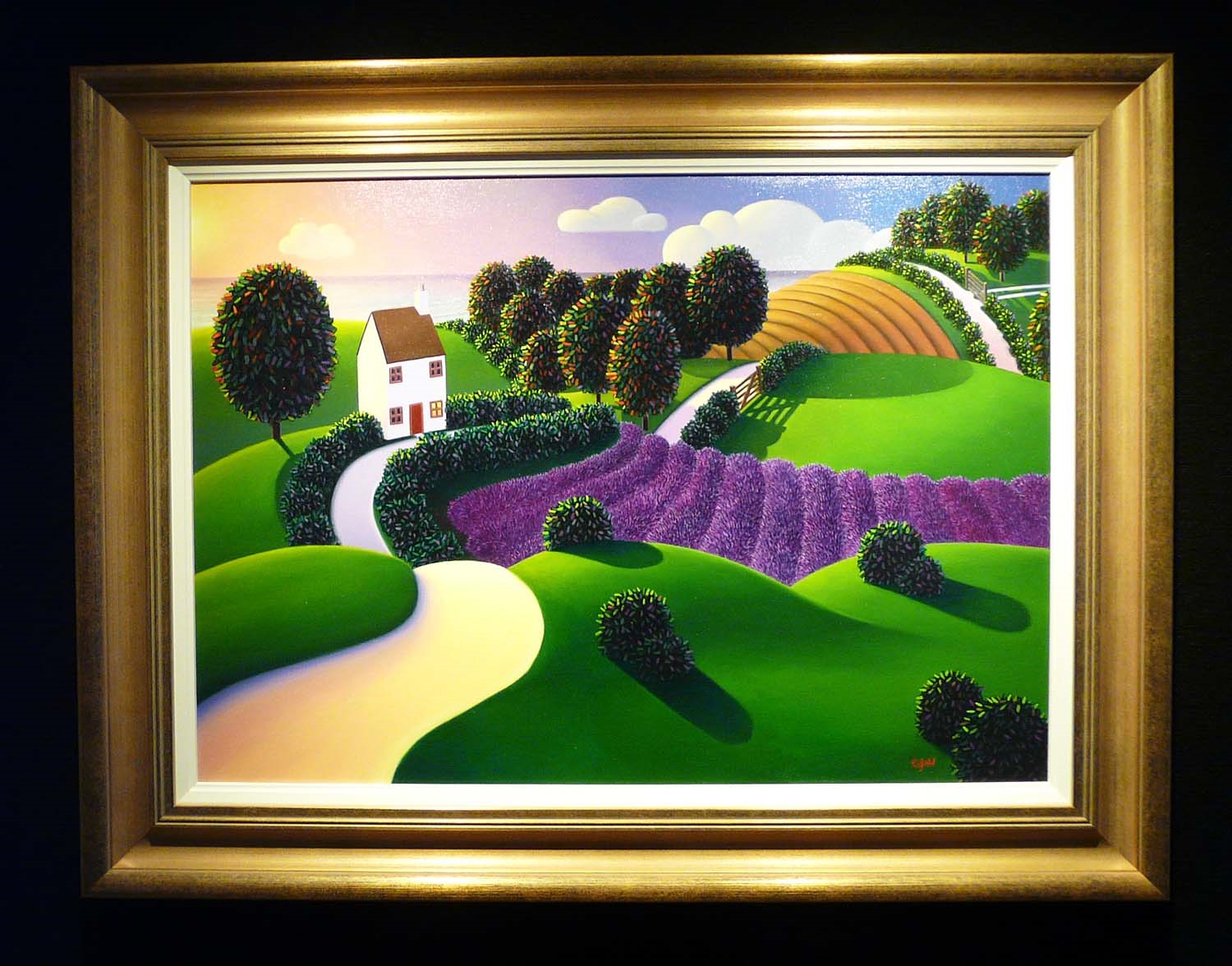 Lavender Sunset by Paul Corfield Lavender Sunset by Paul Corfield, Landscape | Abstract