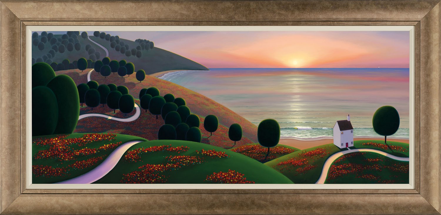 Sunsetting Over the Meadow by Paul Corfield, Landscape | Rare