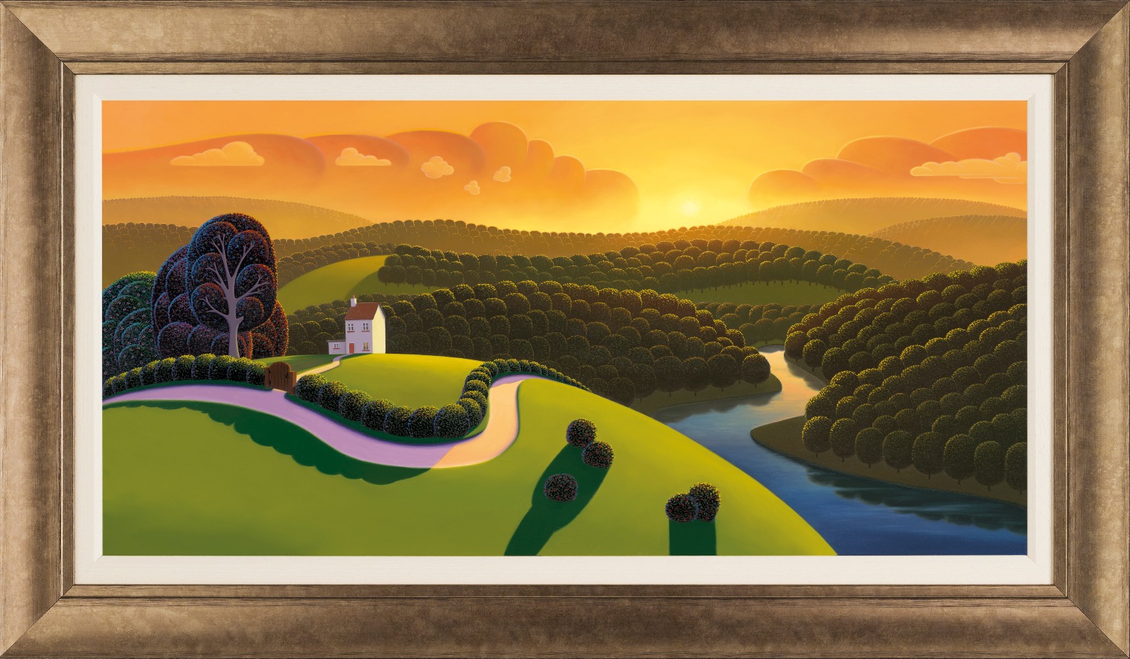 Orange Dawn by Paul Corfield Orange Dawn by Paul Corfield, Landscape